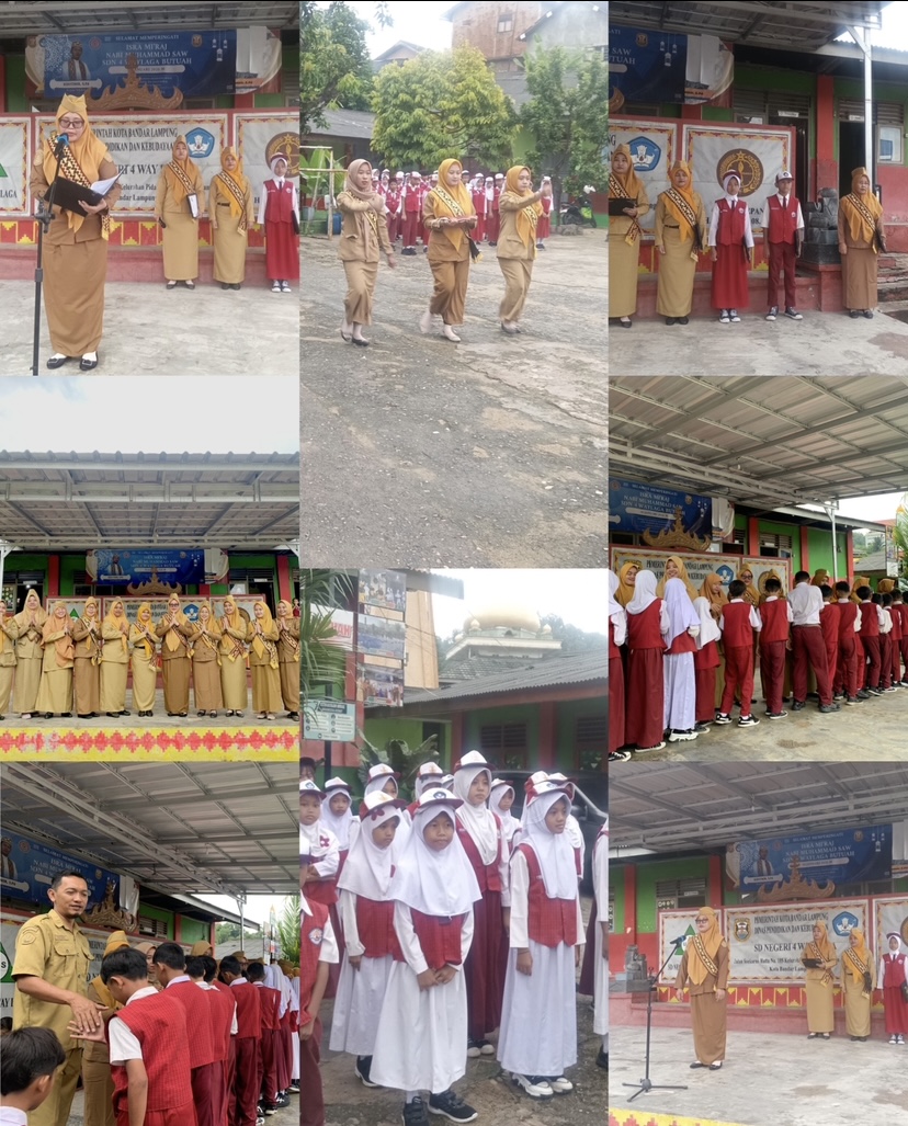 Gambar Berita: SDN 4 Way Laga Mengadakan Halalbihalal di Hari Pertama Masuk Sekolah